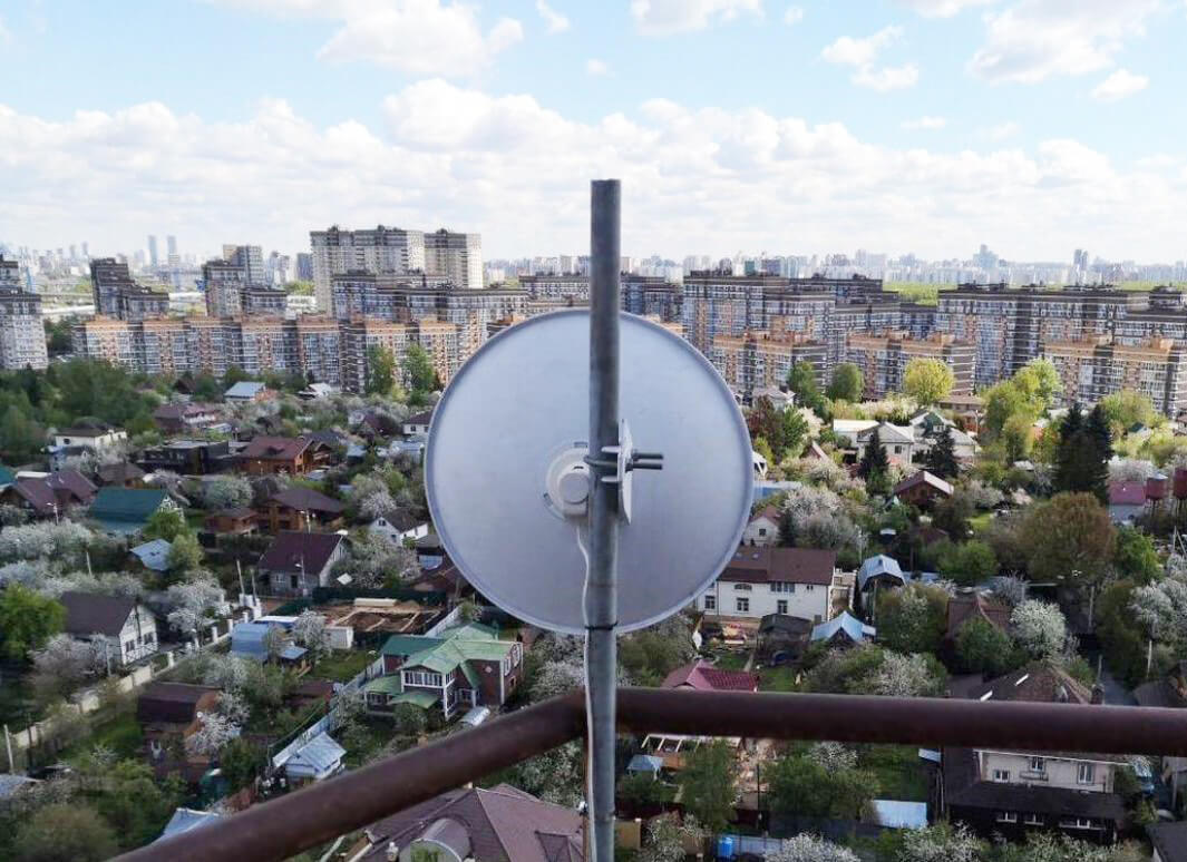 Установка спутникового Интернета Триколор в Можайске: фото №1